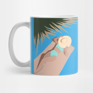 Woman at the beach 5 Mug